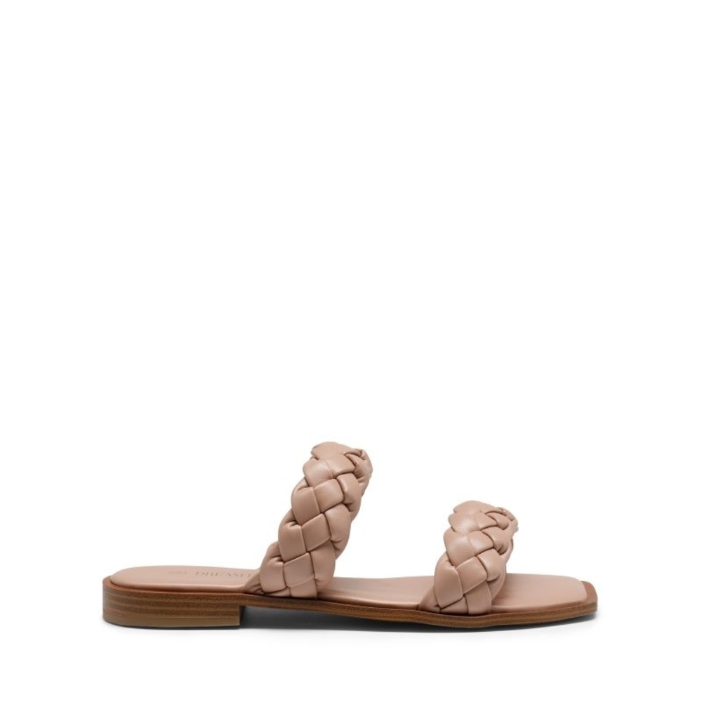 NEW DREAM PAIRS Womens 10 - Two Straps Square Toe Braided Flat Sandals - Picture 3 of 11